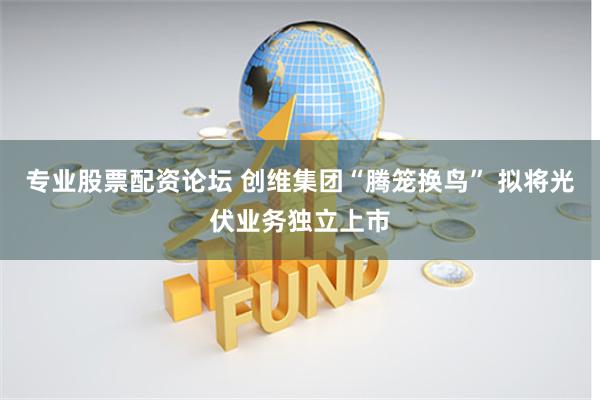 专业股票配资论坛 创维集团“腾笼换鸟” 拟将光伏业务独立上市